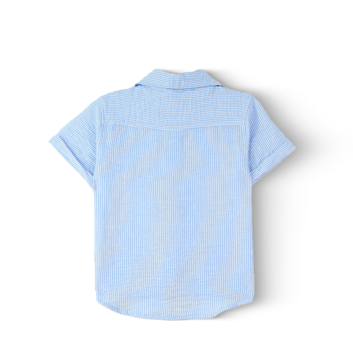 Camisa a rayas de lino con botones Niño bebé Heri CMNB0001