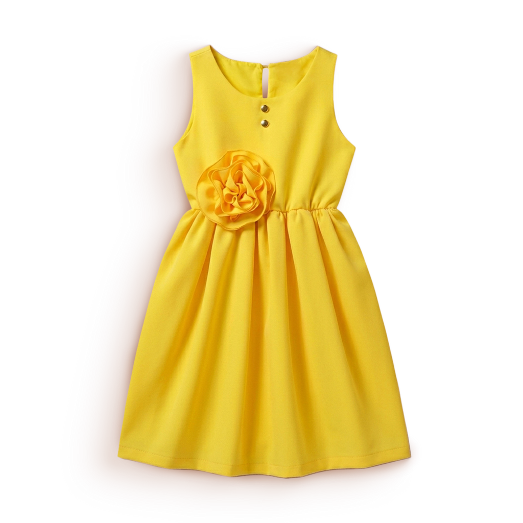 Vestido con moño y botones • BARBIE 13 • tallas ch-m-gr • VENI0181
