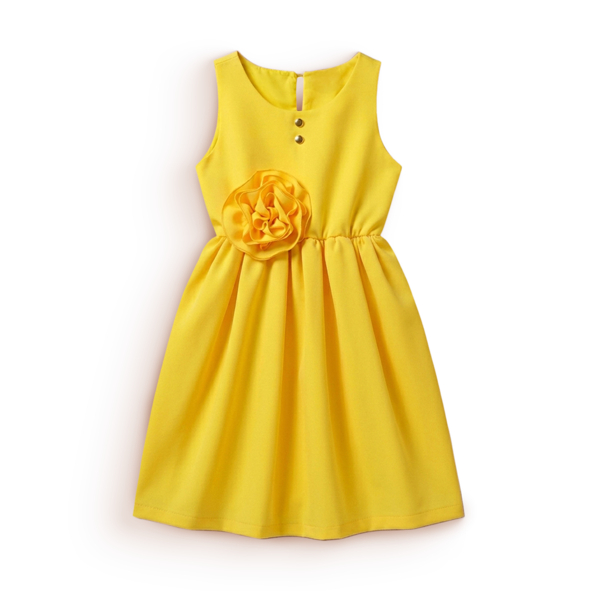Vestido con moño y botones • BARBIE 13 • tallas ch-m-gr • VENI0181