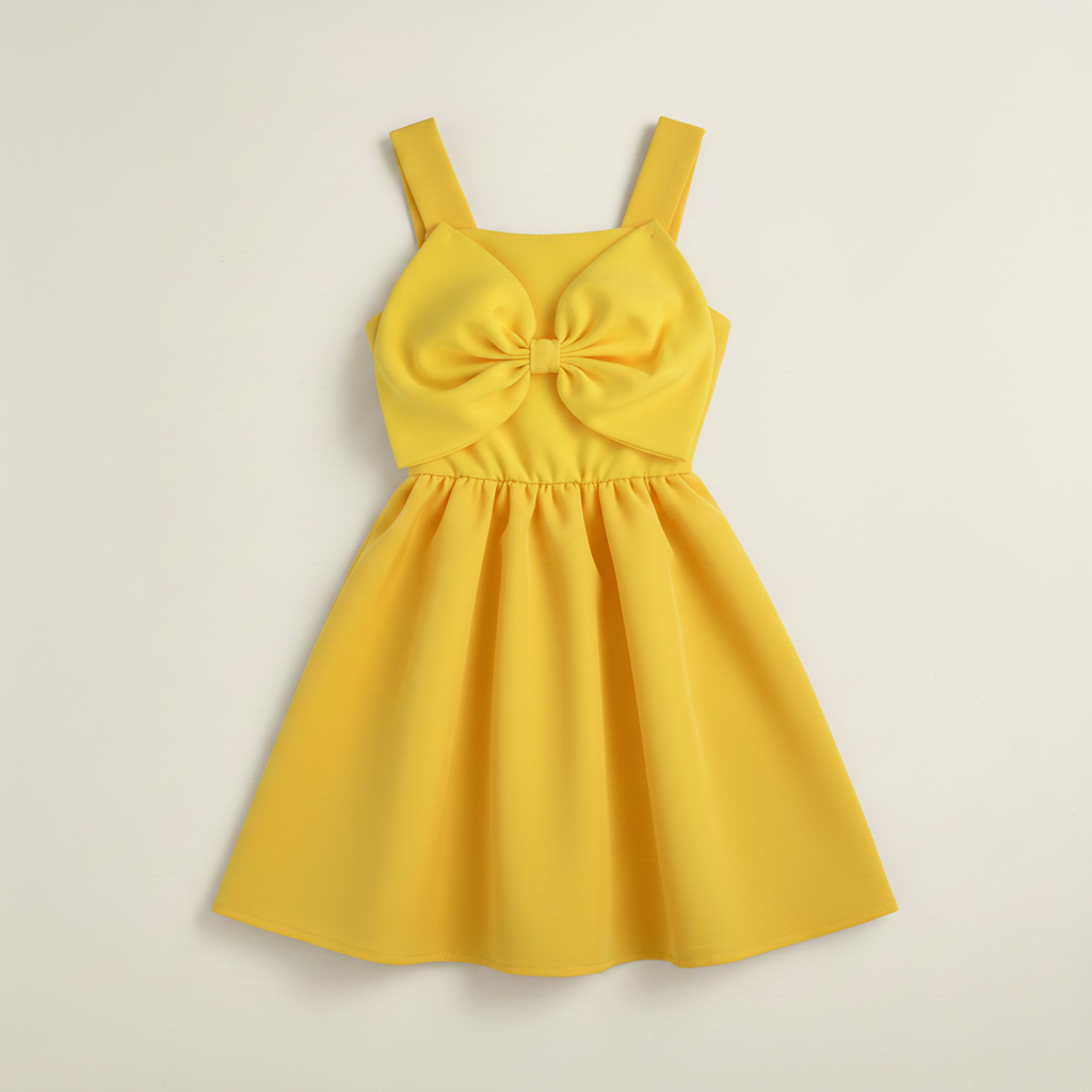 Vestido circular con moño • tallas ch-m-gr • BARBIE 15 •VENI0152