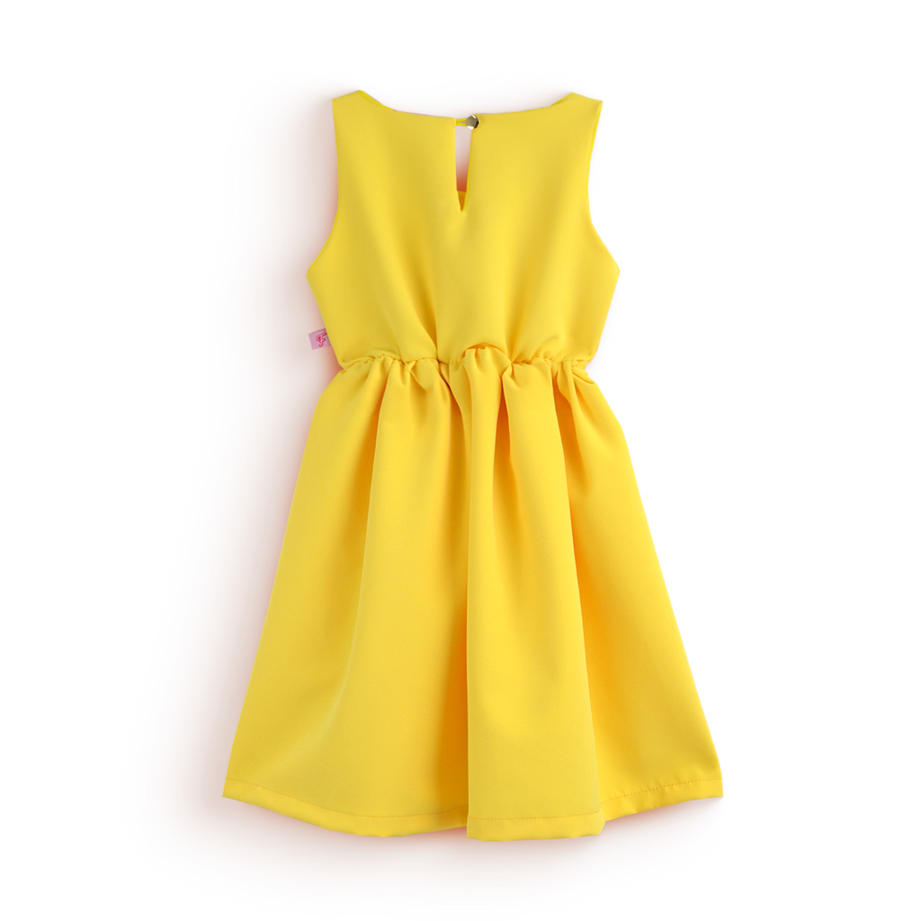 Vestido con moño y botones • BARBIE 13 • tallas ch-m-gr • VENI0181