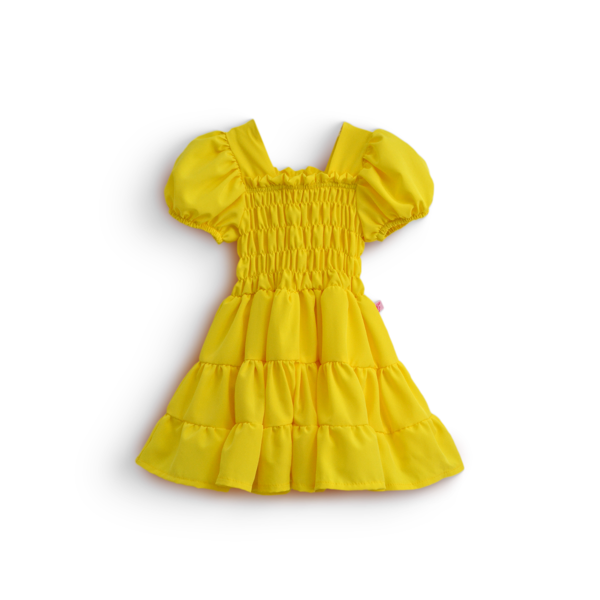 Vestido con manga abullonada| FLORY · VEBB0117 | tallas 1-2-3