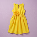 Vestido con moño y botones •  4 a 11 años • Barbie 13