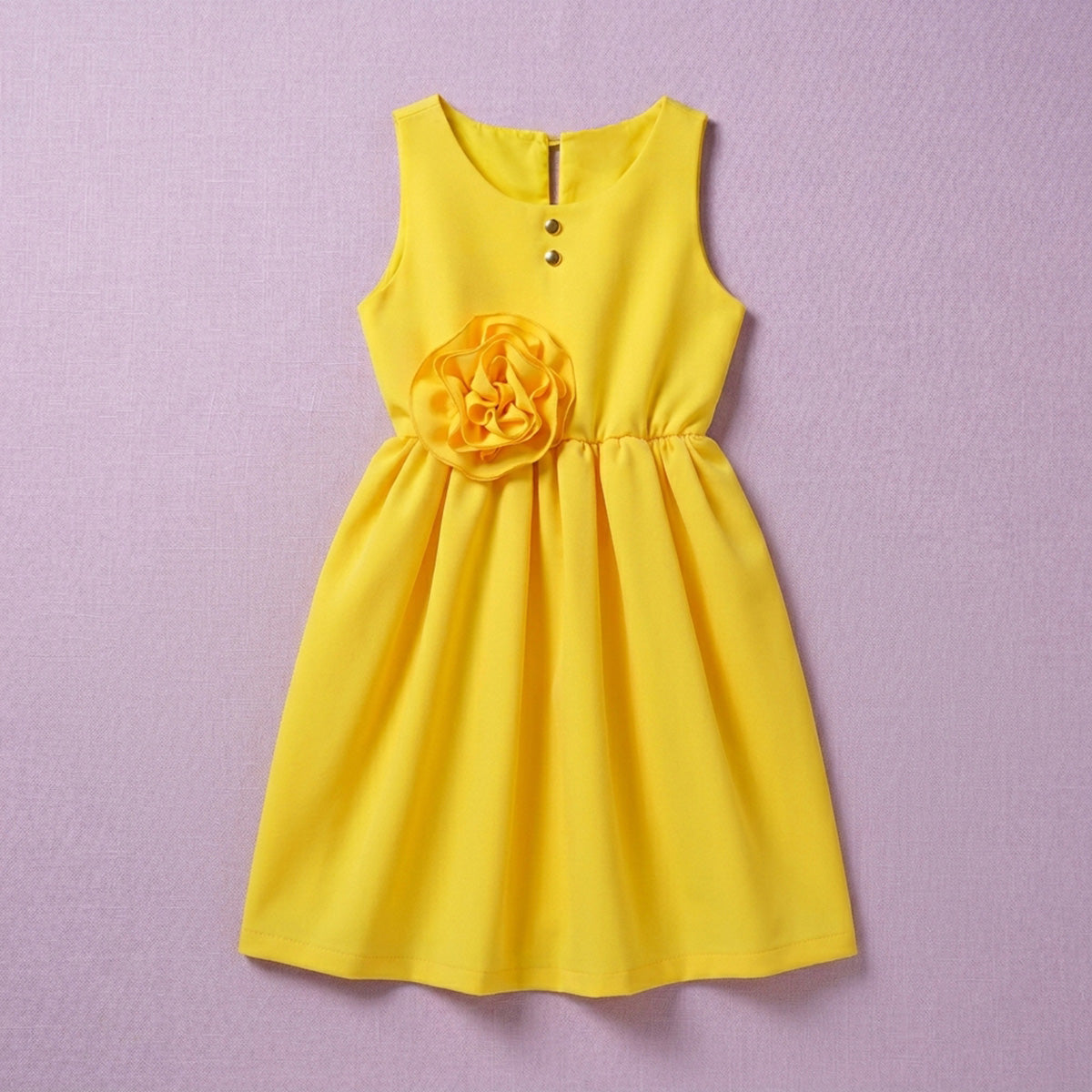Vestido con moño y botones • BARBIE 13 • tallas ch-m-gr • VENI0181
