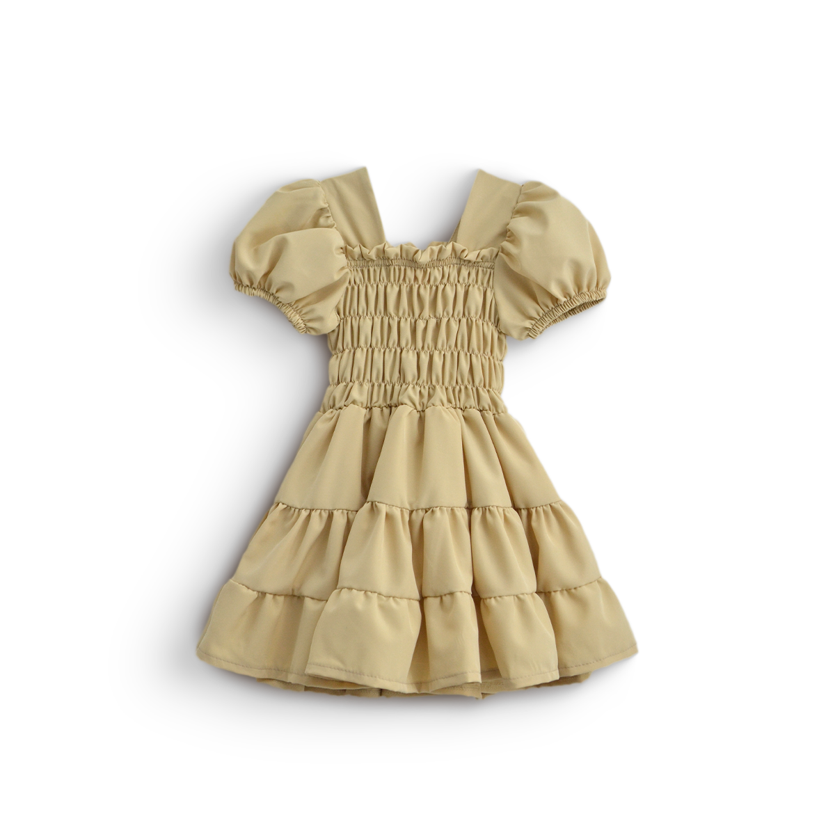 Vestido con manga abullonada bebé Flory VEBB0117