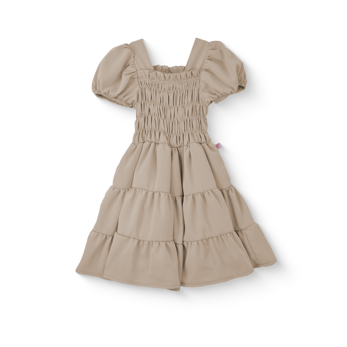 Vestido con manga abullonada Niña VENI0172 Flory