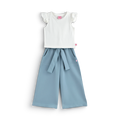 Conjunto con pantalón ancho con blusa blanca • tallas ch-m-gr-xg • BARBIE 5 • CONI0011