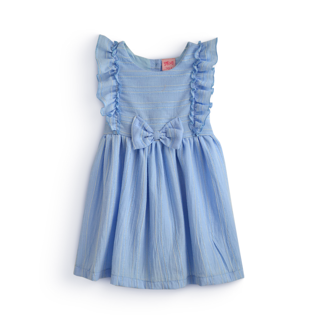 Vestido con olanes en hombros • MALENA 1 •  tallas 1-2-3 • VEBB0146