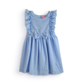 Vestido con olanes en hombros • MALENA 1 •  tallas 1-2-3 • VEBB0146