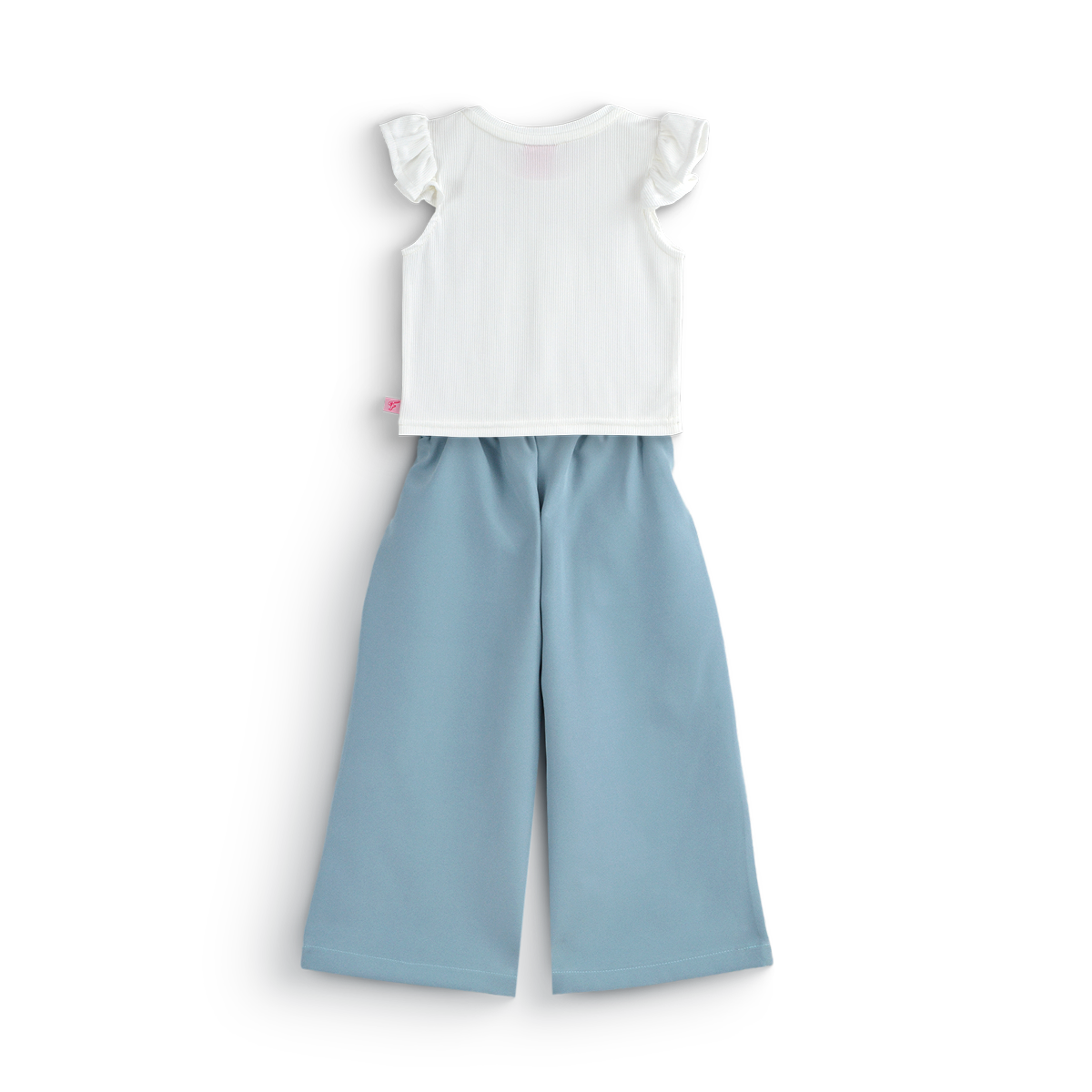 Conjunto con pantalón ancho con blusa blanca • tallas ch-m-gr-xg • BARBIE 5 • CONI0011