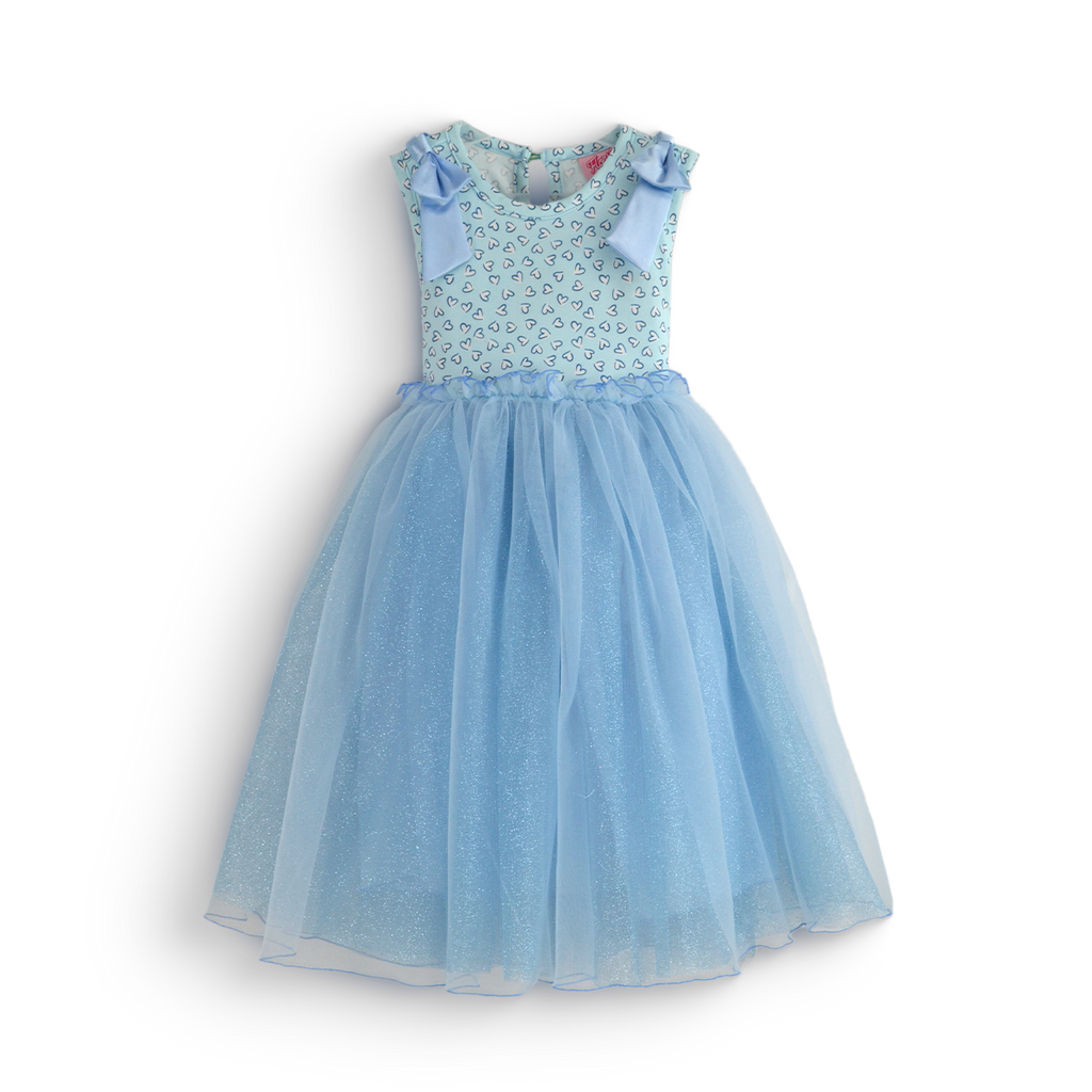 Vestido de tul corazones • NATALI 20 •  tallas ch-m-g • VENI0206C