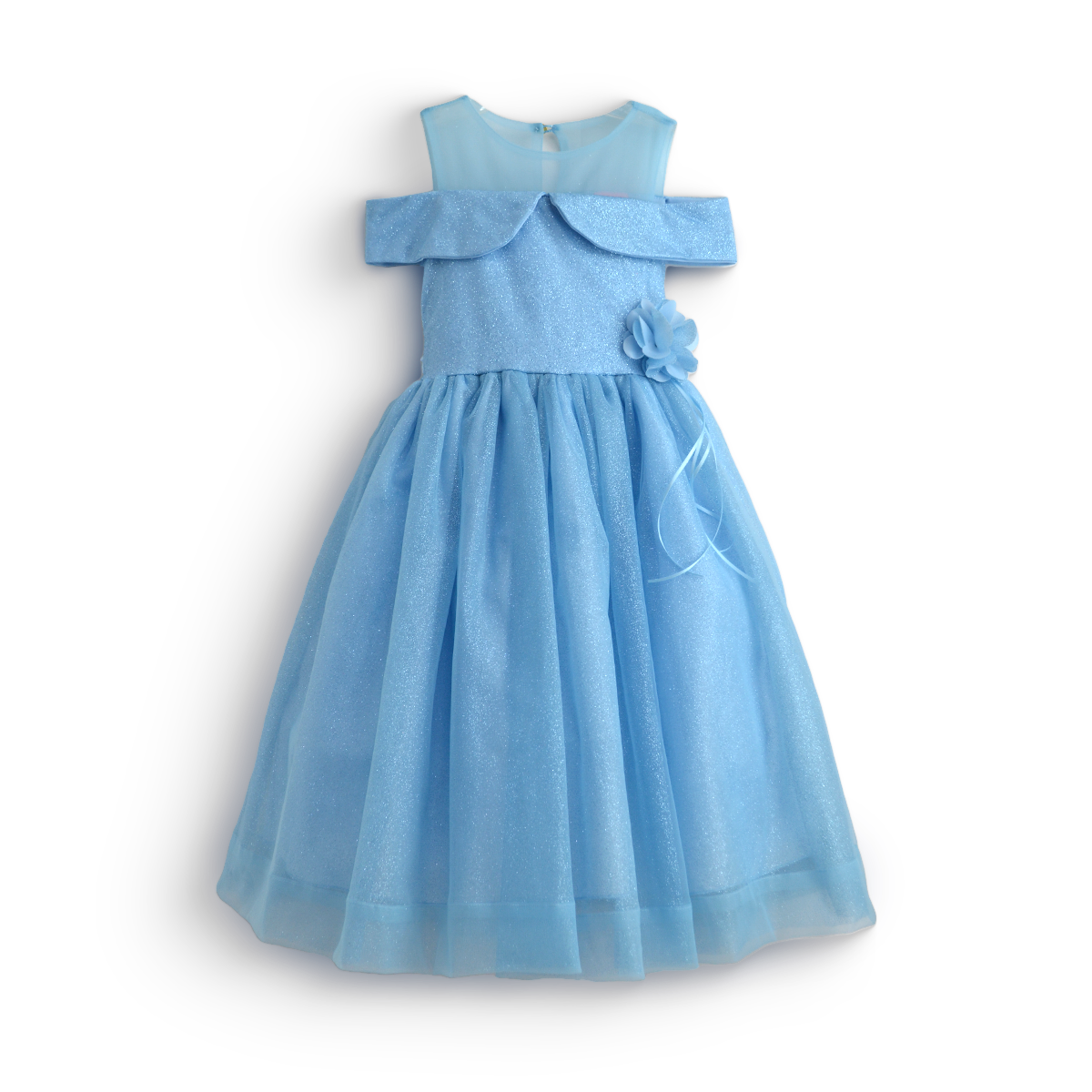 Ves de Gala con tul con brillos elegante | VENI0201 | tallas xch-ch-m-gr-xg