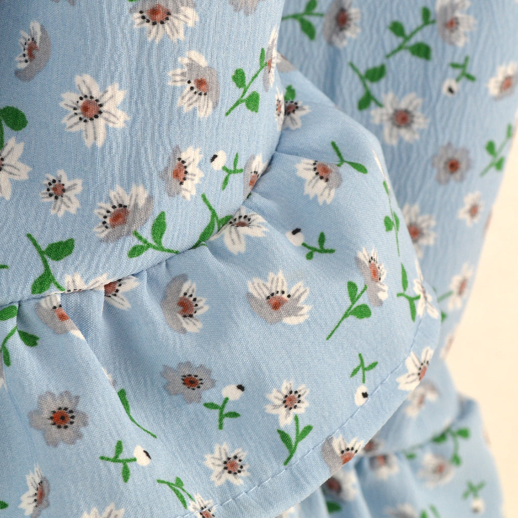 Vestido Floreado con moño • LUCY 7 • tallas ch-m-gr • VENI0217
