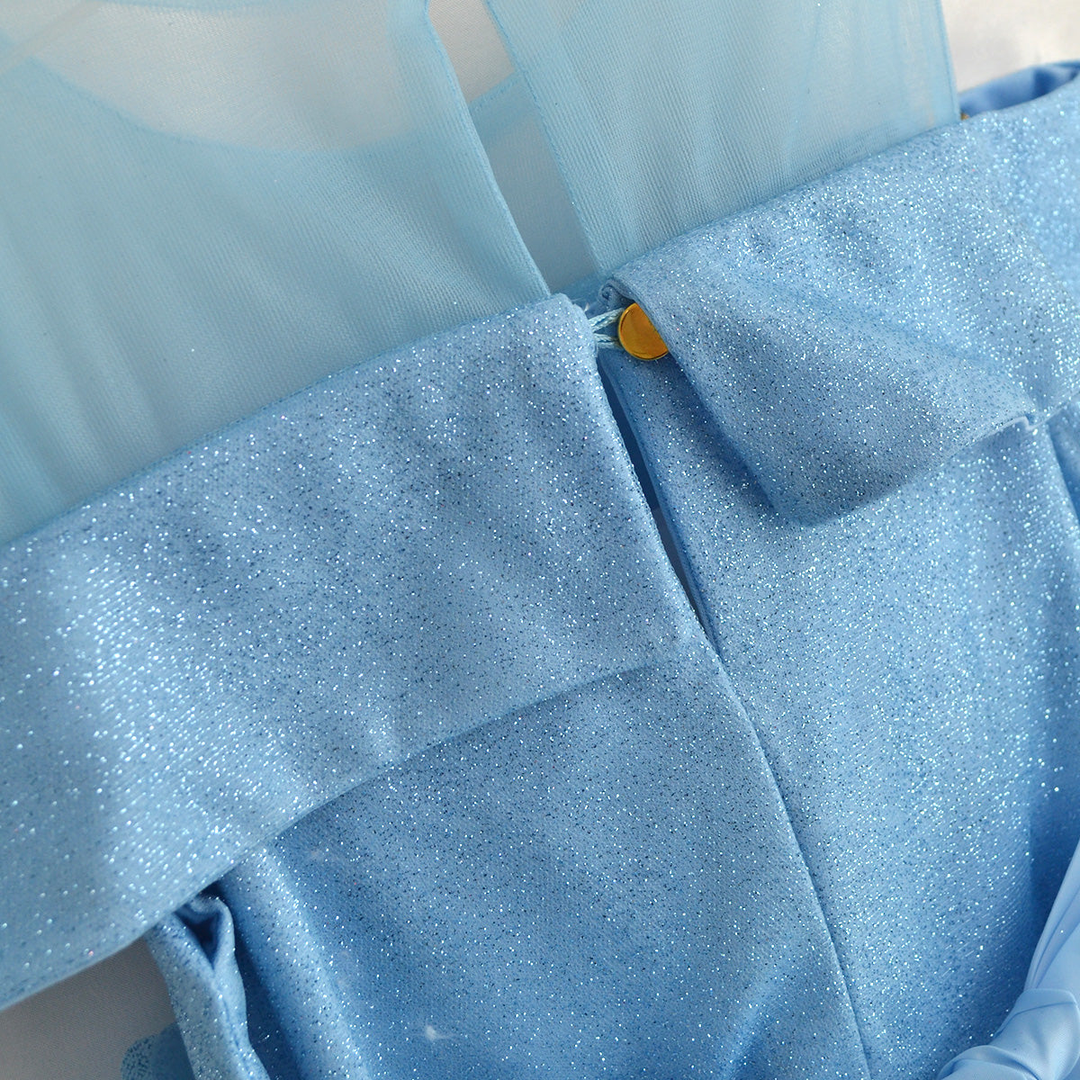 Ves de Gala con tul con brillos elegante | VENI0201 | tallas xch-ch-m-gr-xg