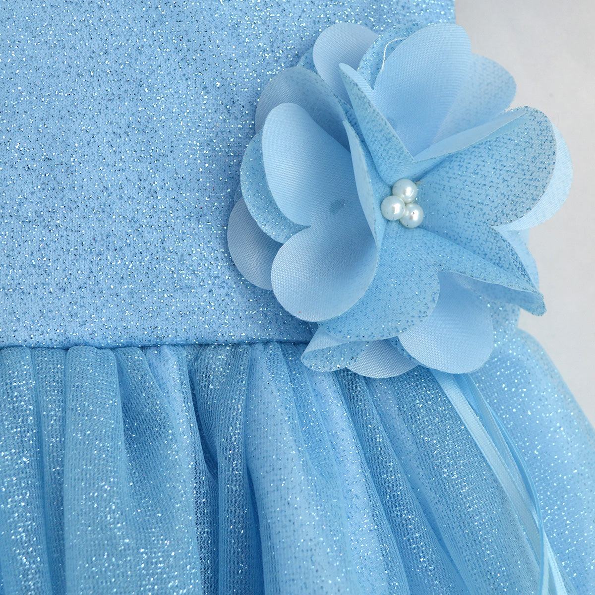 Vestido de Gala con tul sparkle • VALERIA 4 •  tallas xch-ch-m-gr-xg • VENI0201