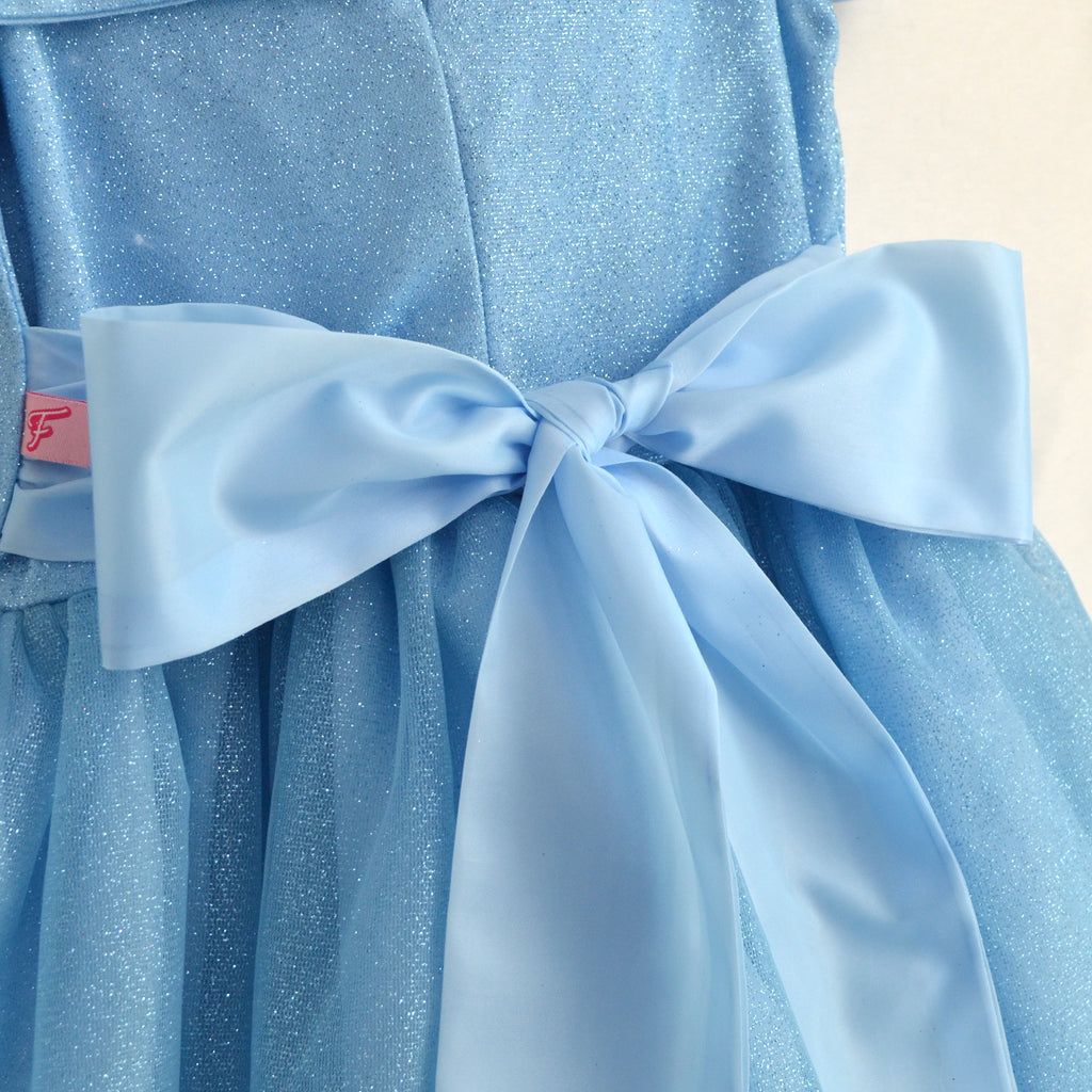 Vestido de Gala con tul sparkle • VALERIA 4 •  tallas xch-ch-m-gr-xg • VENI0201