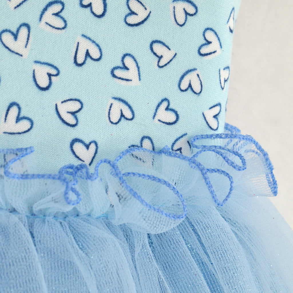 Vestido de tul corazones • NATALI 20 •  tallas ch-m-g • VENI0206C