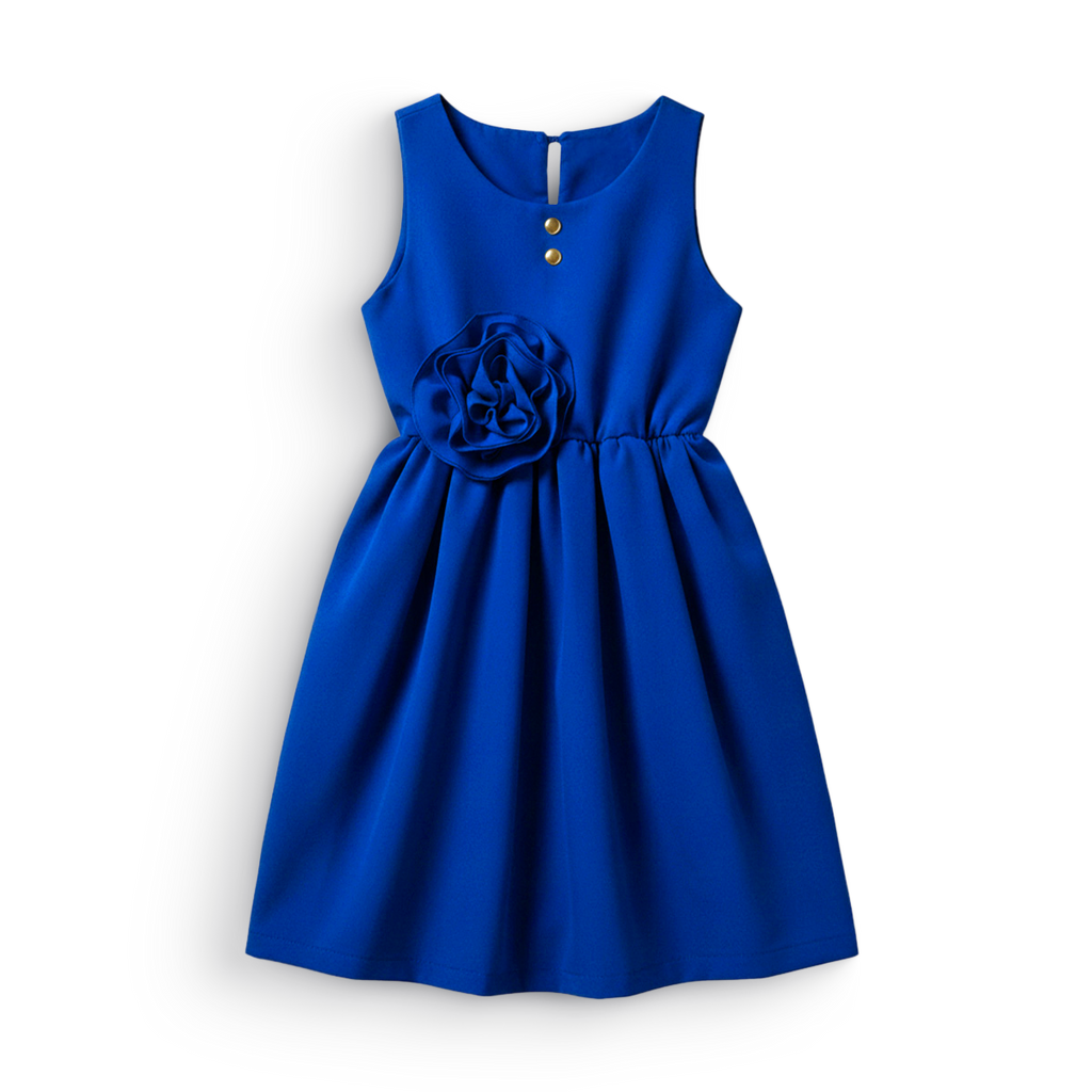 Vestido con moño y botones • BARBIE 13 • tallas ch-m-gr • VENI0181