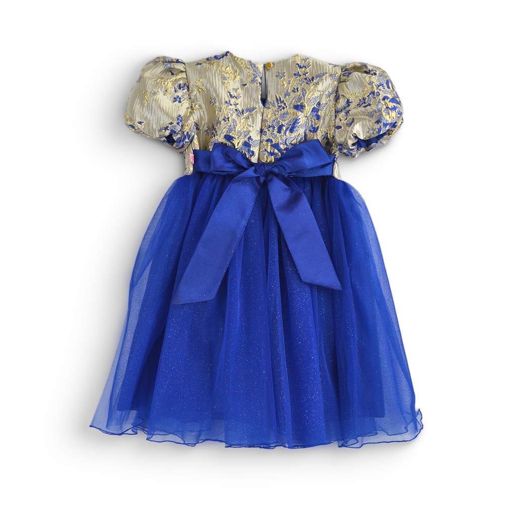 Vestido de jacquard floreado • ROSELIA 1 • tallas 1-2-3 • VEBB0139