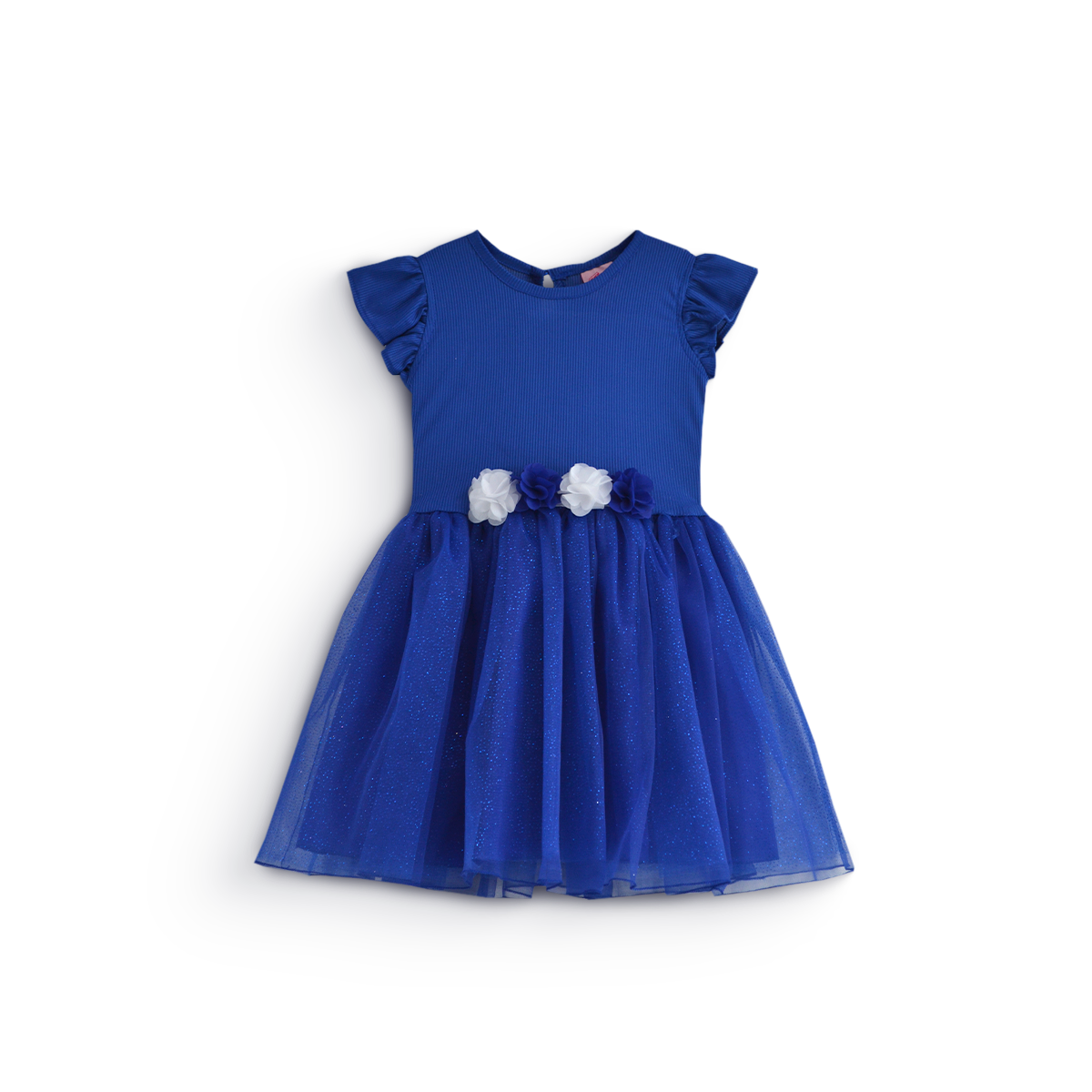 Vestido rib con manga mariposa • 1 a 3 años • Natali 16