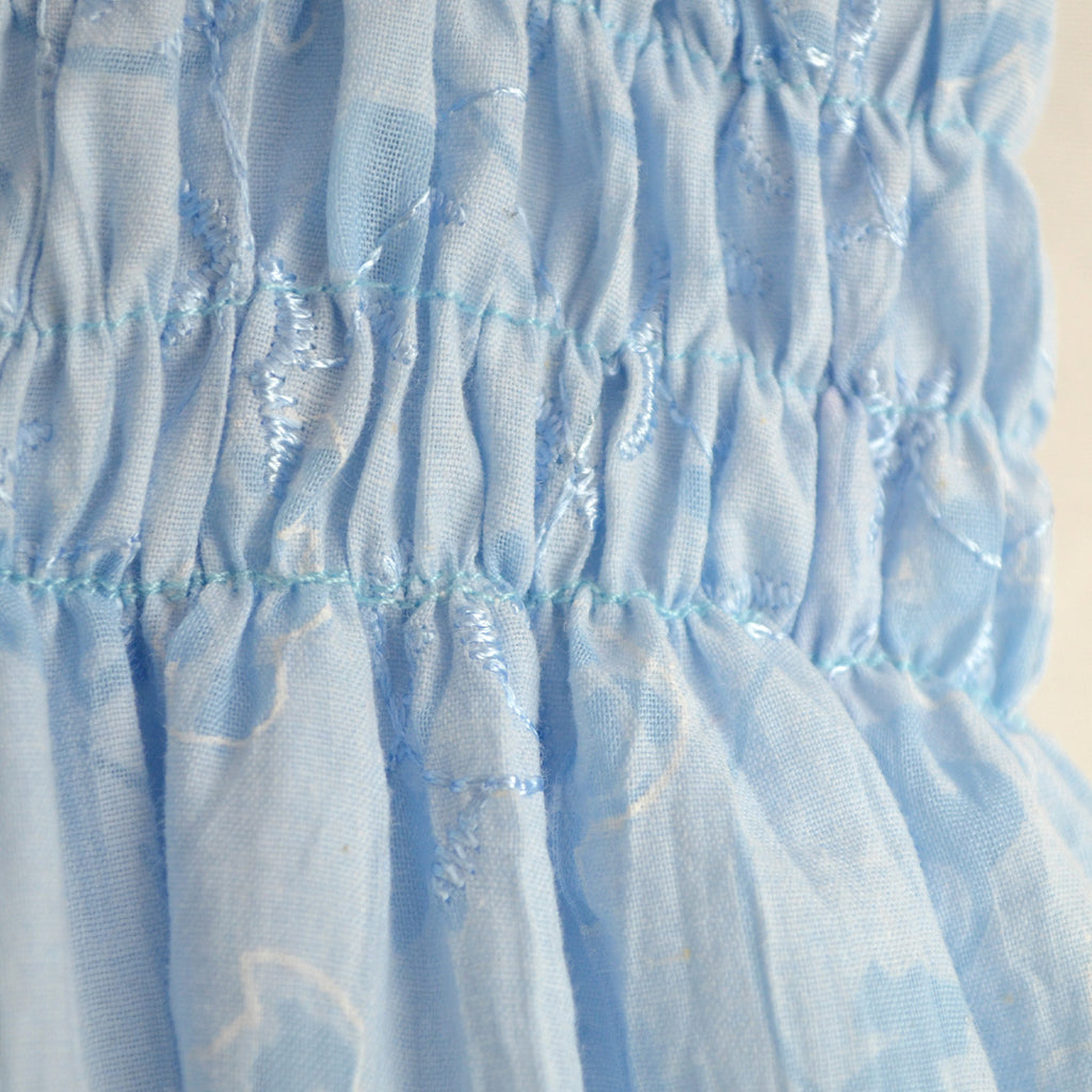 Vestido flores con olanes en hombros • PATY 1 • tallas 1-2-3 • VEBB0153B
