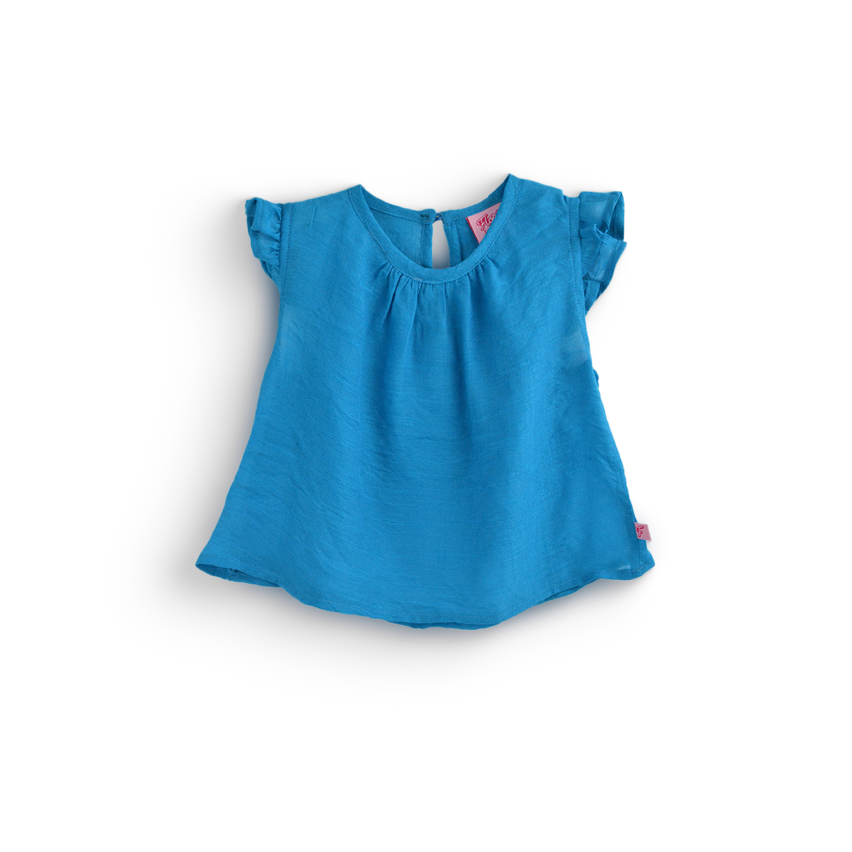 Conjunto de blusa de olanes y pantalón floreado • ARIANA 12 •  tallas ch-m-gr • CONI0044A
