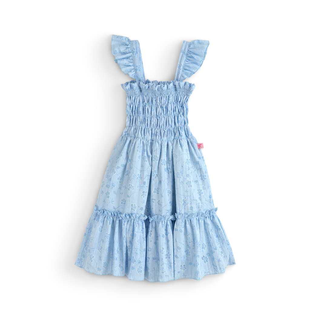 Vestido de tirantes con olanes • PATY 1 •  tallas ch-m-gr • VENI0214B