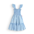 Vestido de tirantes con olanes • PATY 1 •  tallas ch-m-gr • VENI0214B