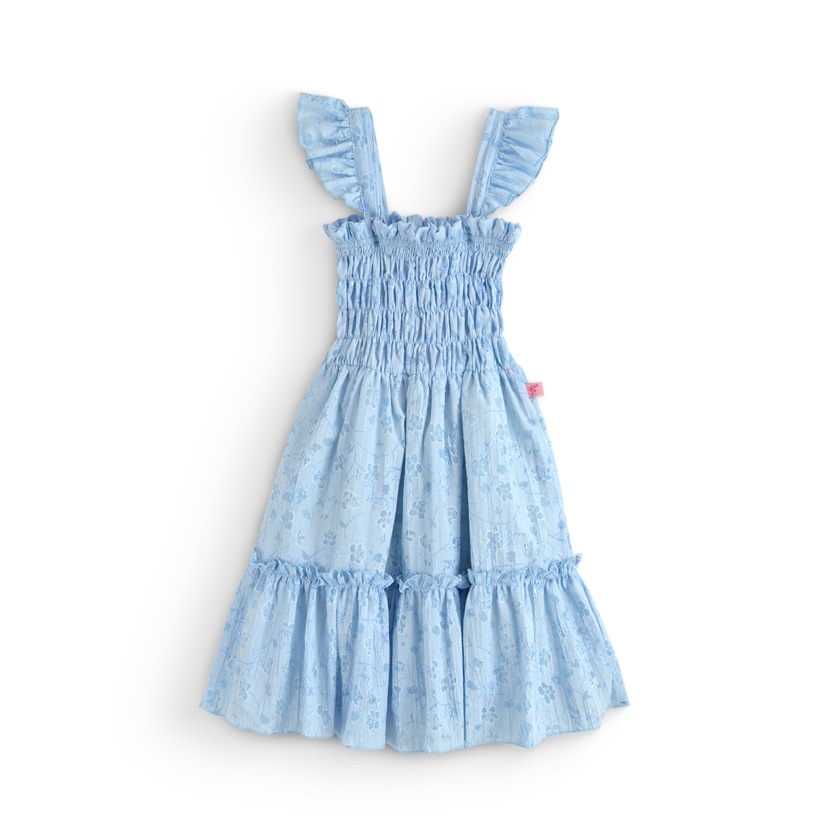 Vestido de tirantes con olanes • PATY 1 •  tallas ch-m-gr • VENI0214B