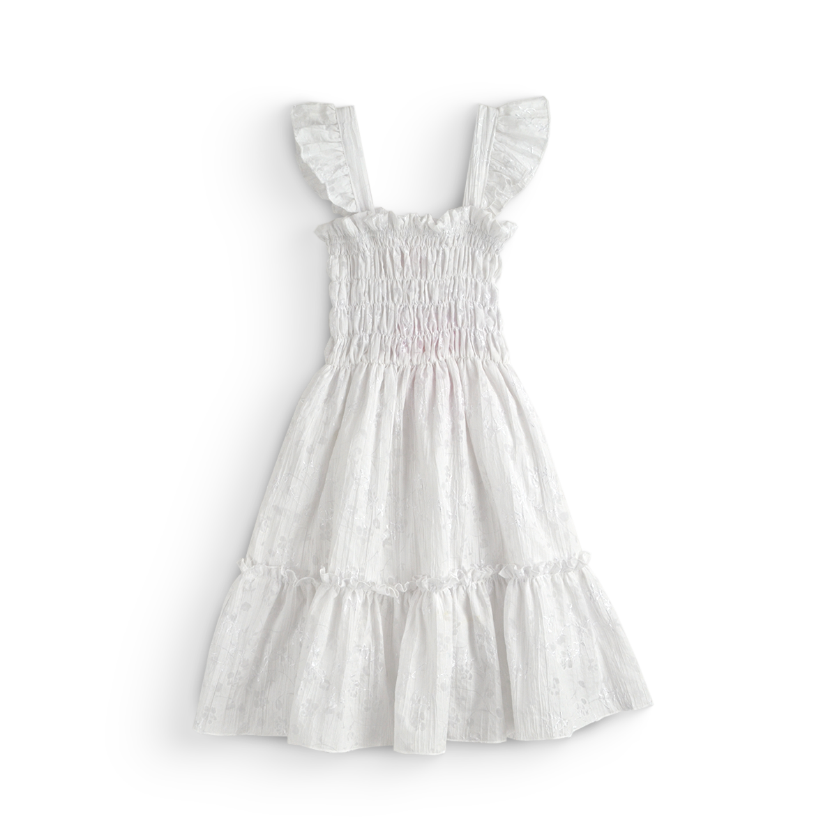 Vestido de tirantes con olanes • PATY 1 •  tallas ch-m-gr • VENI0214B