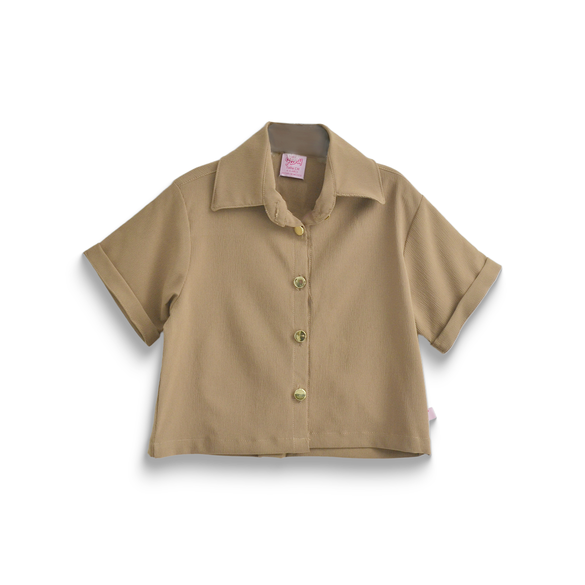 Conjunto de tres piezas con botones para niña Flory CONI0040