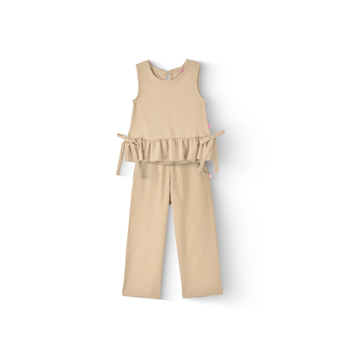 Conjunto de blusa con moños y pantalón Nila Flory CONI0033