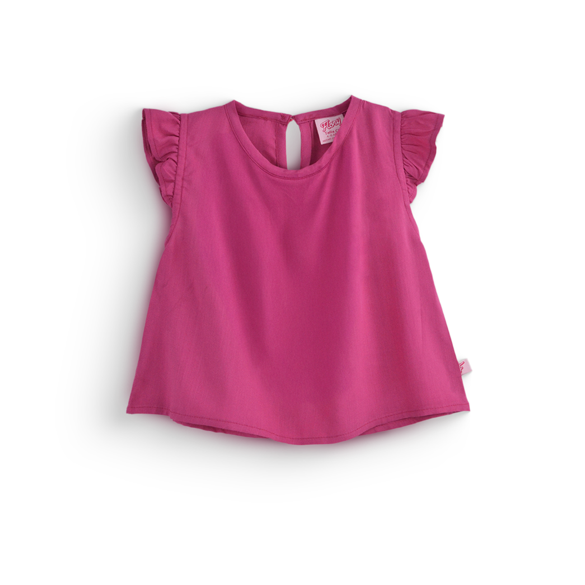 Conjunto de blusa de olanes y pantalón floreado • ARIANA 12 •  tallas ch-m-gr • CONI0044B
