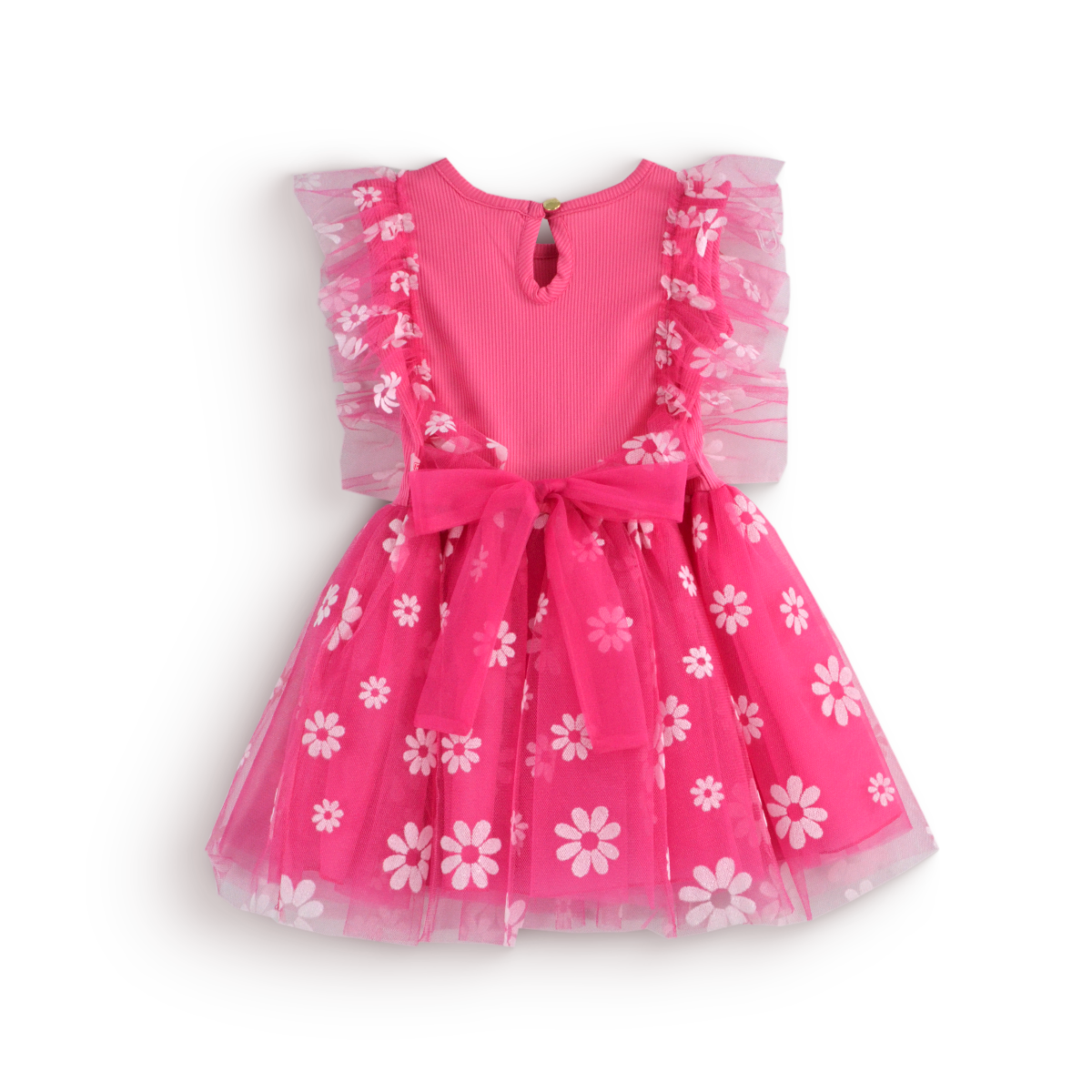 Vestido de tul flores •  VANIA 1 • tallas 1-2-3 • VEBB0142B