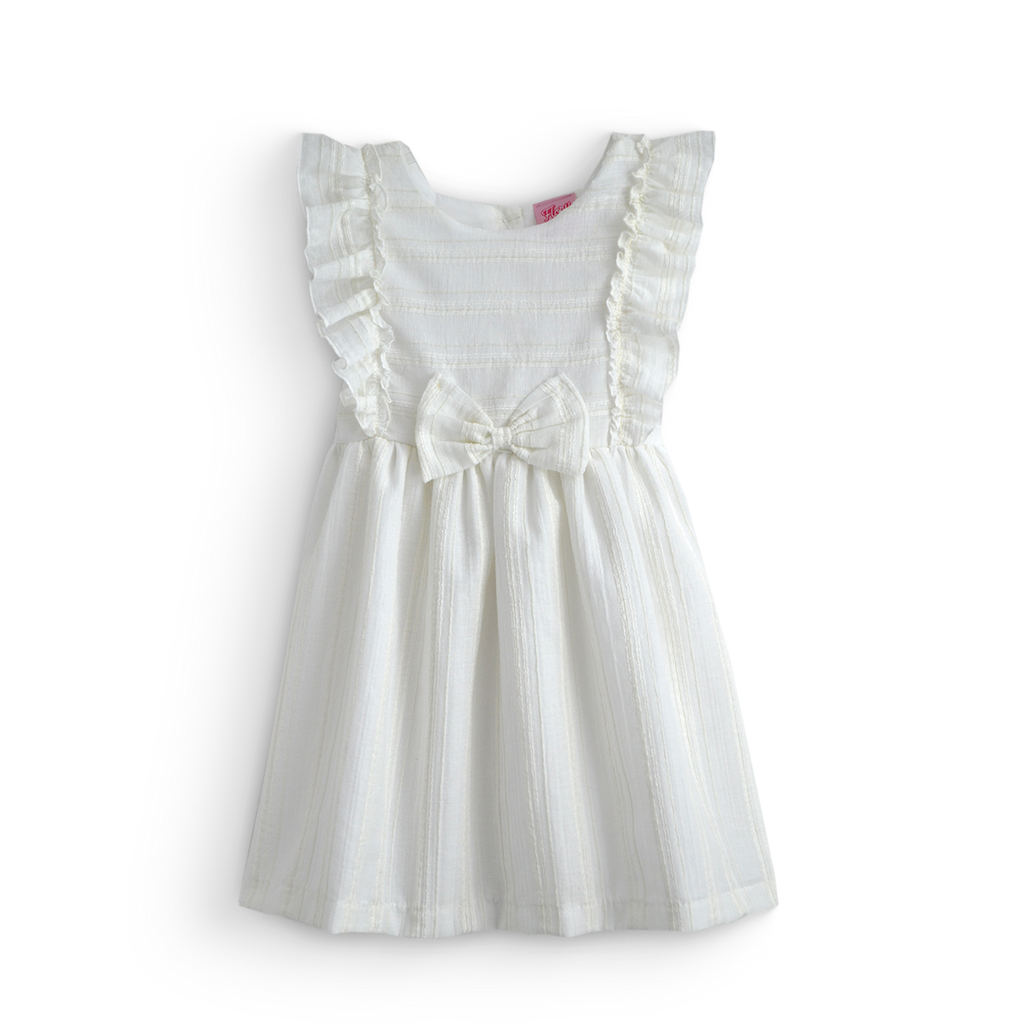 Vestido con olanes en hombros •  1 a 3 años • Malena 1
