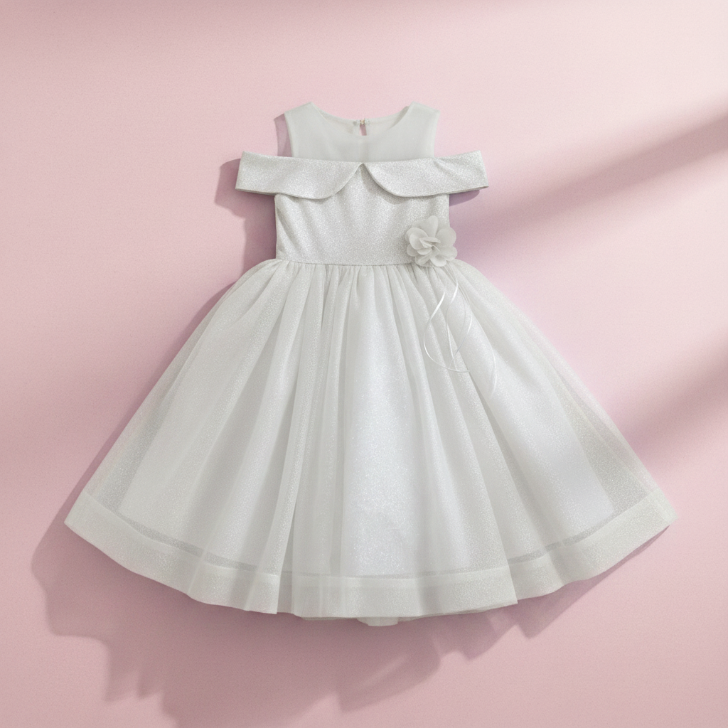 Vestido de Gala con tul sparkle • VALERIA 4 •  tallas xch-ch-m-gr-xg • VENI0201