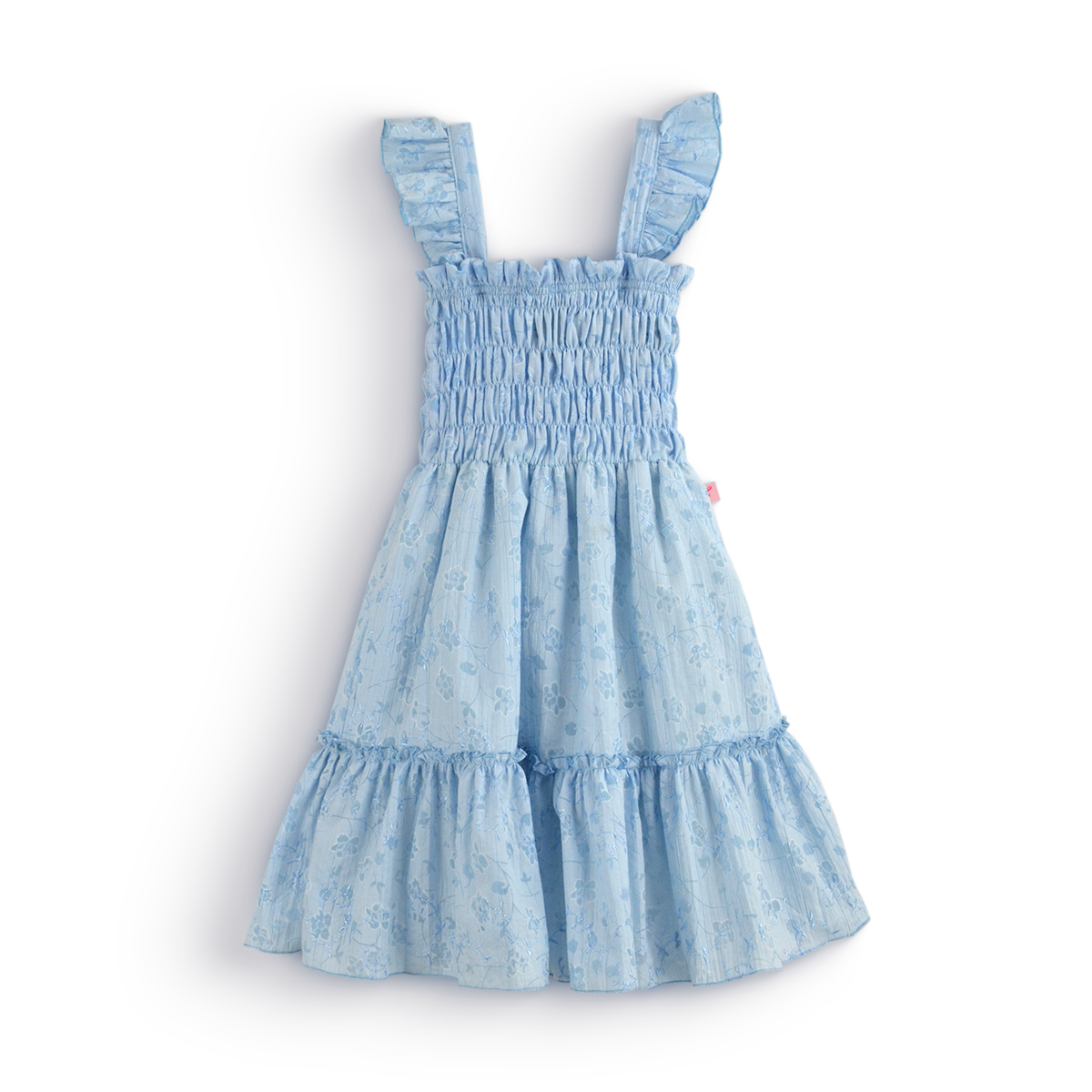 Vestido de tirantes con olanes •  PATY 1 •  tallas ch-m-gr • VENI0214C