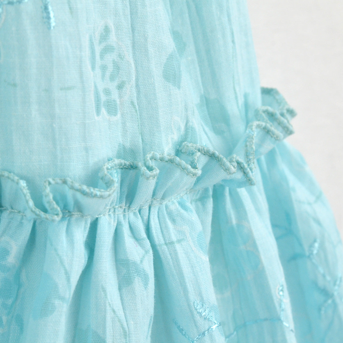 Vestido de tirantes con olanes •  PATY 1 •  tallas ch-m-gr • VENI0214C
