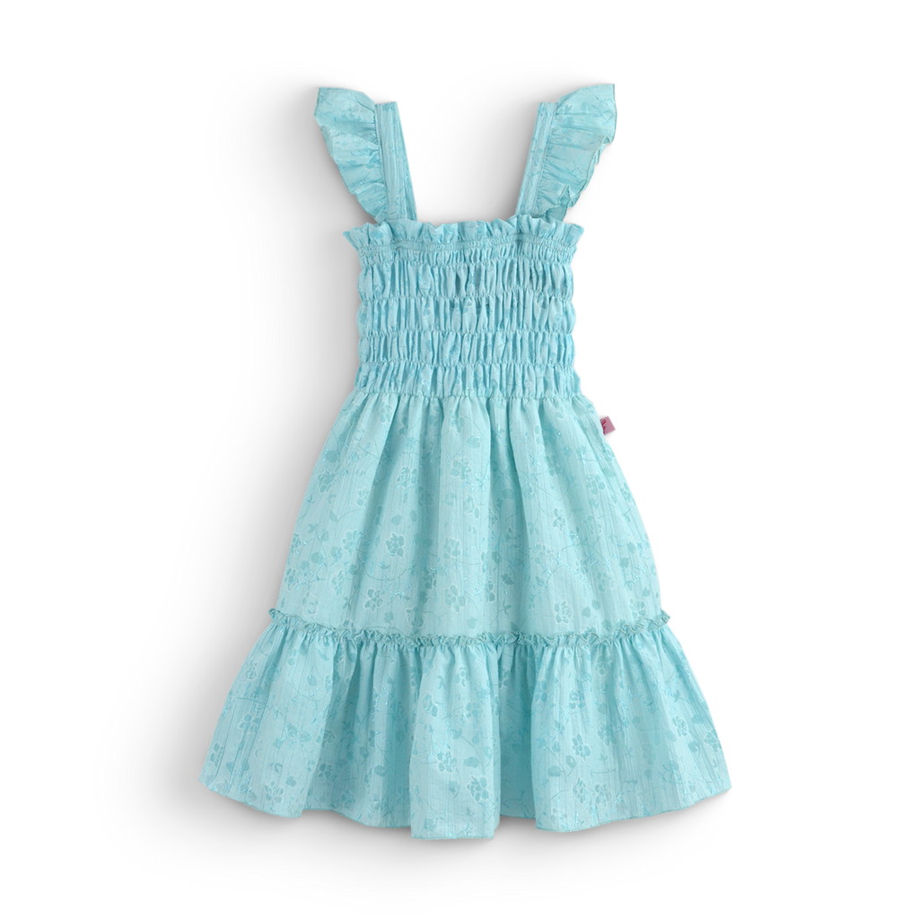Vestido de tirantes con olanes •  PATY 1 •  tallas ch-m-gr • VENI0214C