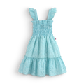 Vestido de tirantes con olanes •  PATY 1 •  tallas ch-m-gr • VENI0214C