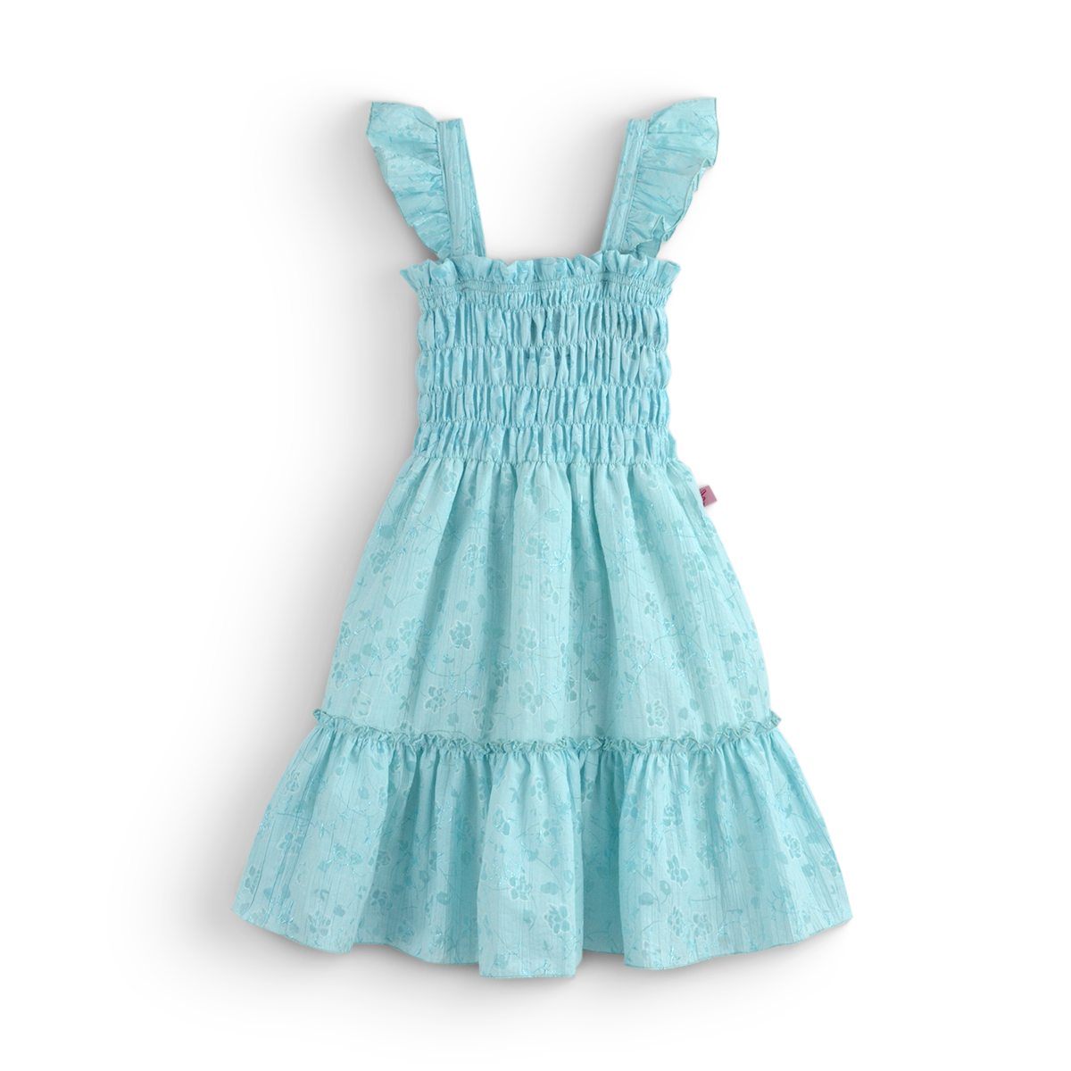 Vestido de tirantes con olanes •  PATY 1 •  tallas ch-m-gr • VENI0214C