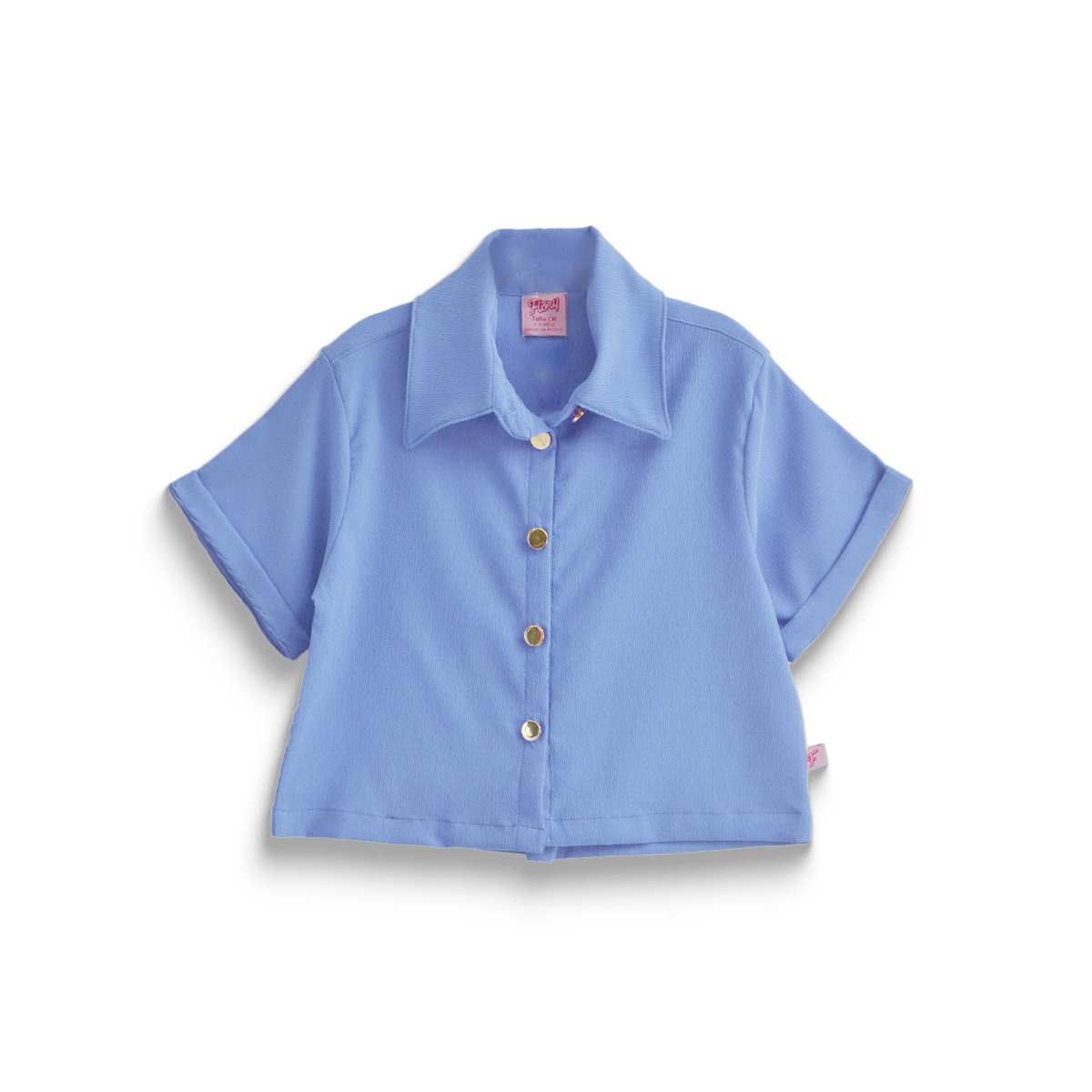 Conjunto de tres piezas con botones para niña Flory CONI0040