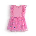 Vestido de tul estrellas • VANIA 1 •  tallas 1-2-3 • VEBB0142C