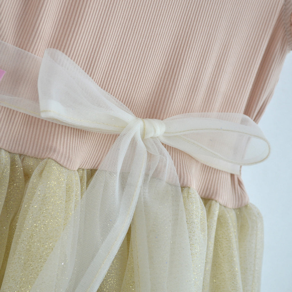 Vestido rib con manga mariposa • 1 a 3 años • Natali 16