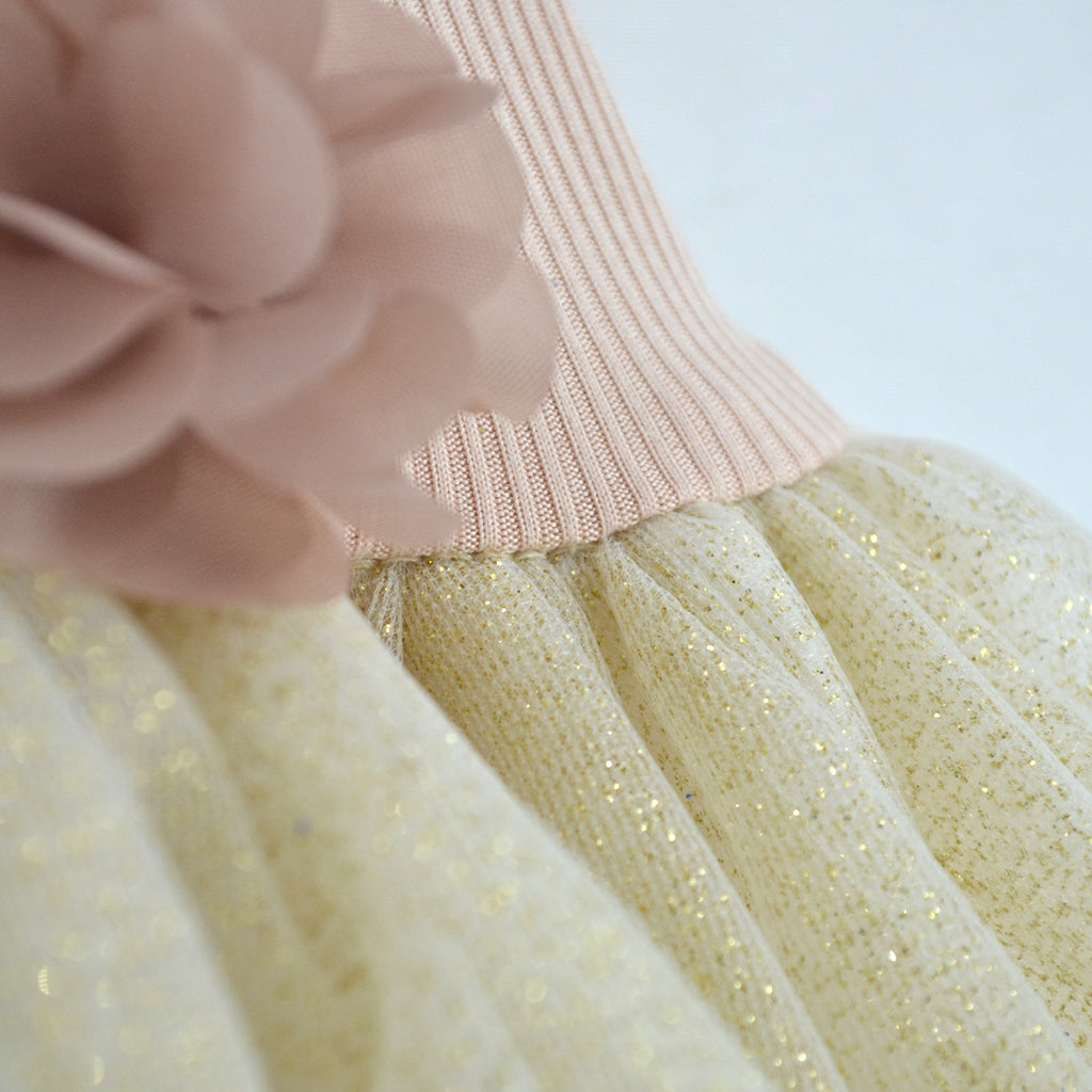 Vestido rib con manga mariposa • 1 a 3 años • Natali 16