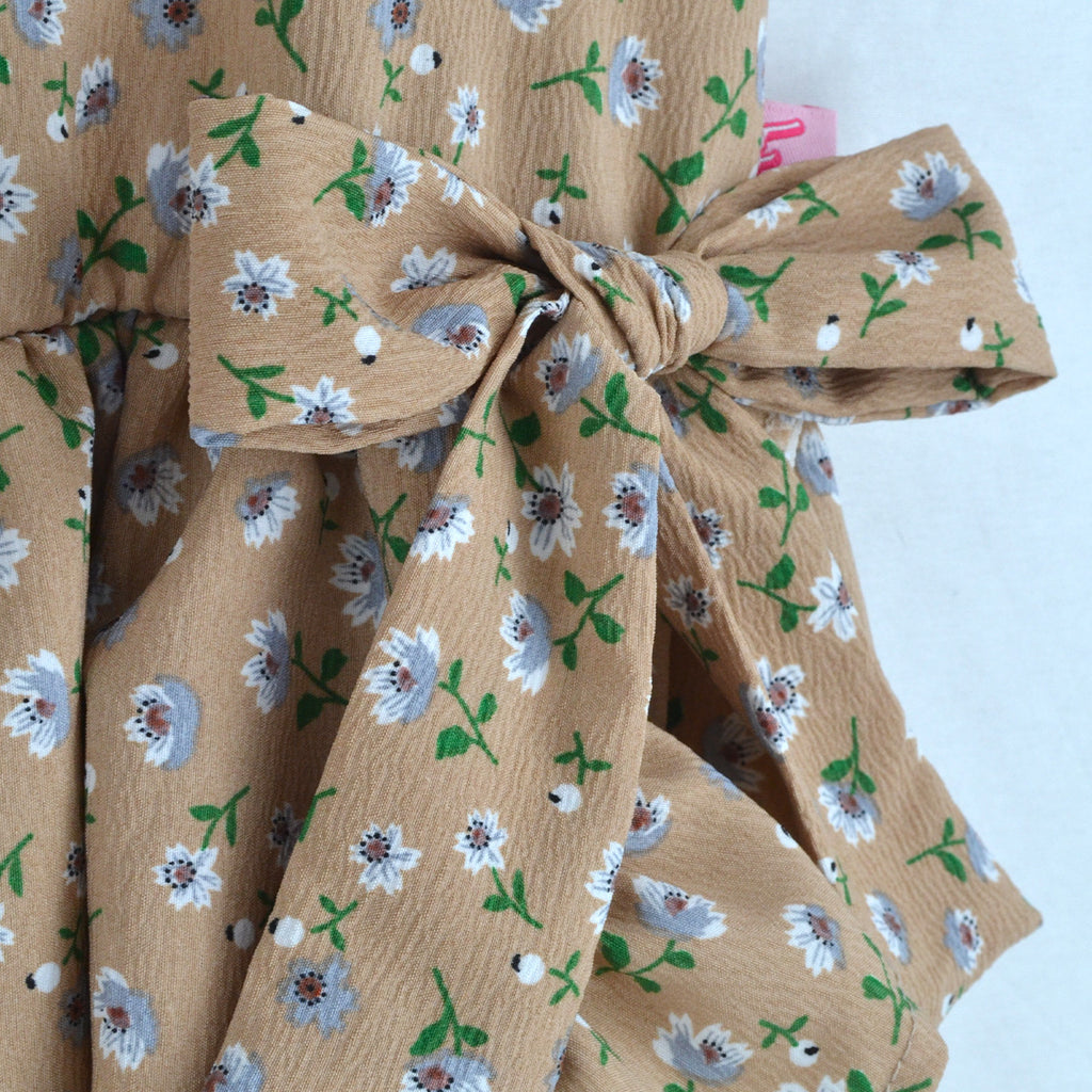 Vestido Floreado con moño • LUCY 7 • tallas ch-m-gr • VENI0217