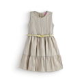 Vestido de textura bordada con cinturón •  PATY 2  •  tallas ch-m-gr • VENI0215D