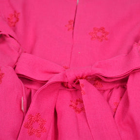 Vestido de lino floreado niña Flory VENI0150