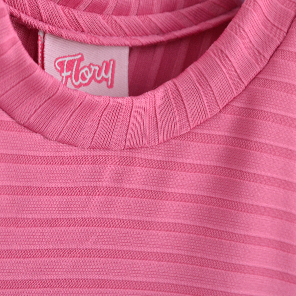 Vestido a rayas con cinturón para Niña Flory VENI0193