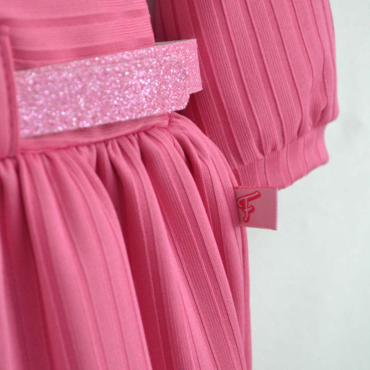 Vestido a rayas con cinturón para Niña Flory VENI0193